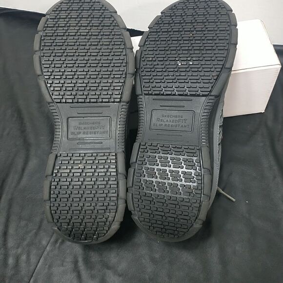 Skechers Work Men's SZ 8 Relaxed Fit: 77084 Work Shoe Gray - Picture 5 of 8